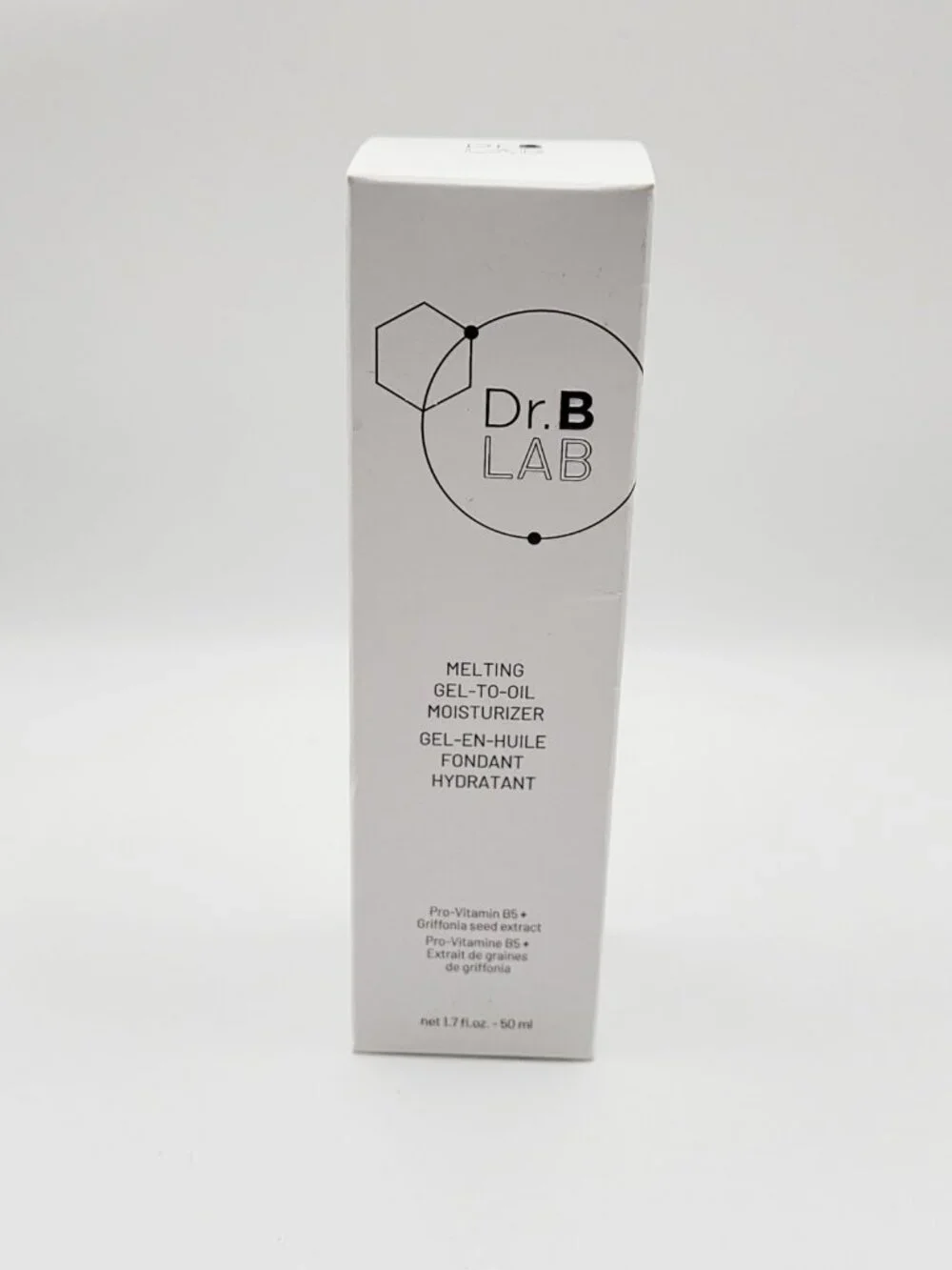 Dr Brandt Dr B Lab Melting Gel To Oil Moisturizer Face Cream Pro-Vit B5 1.7 oz